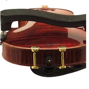 Everest- Violin Shoulder Rest, size 4/4-3/4, Black